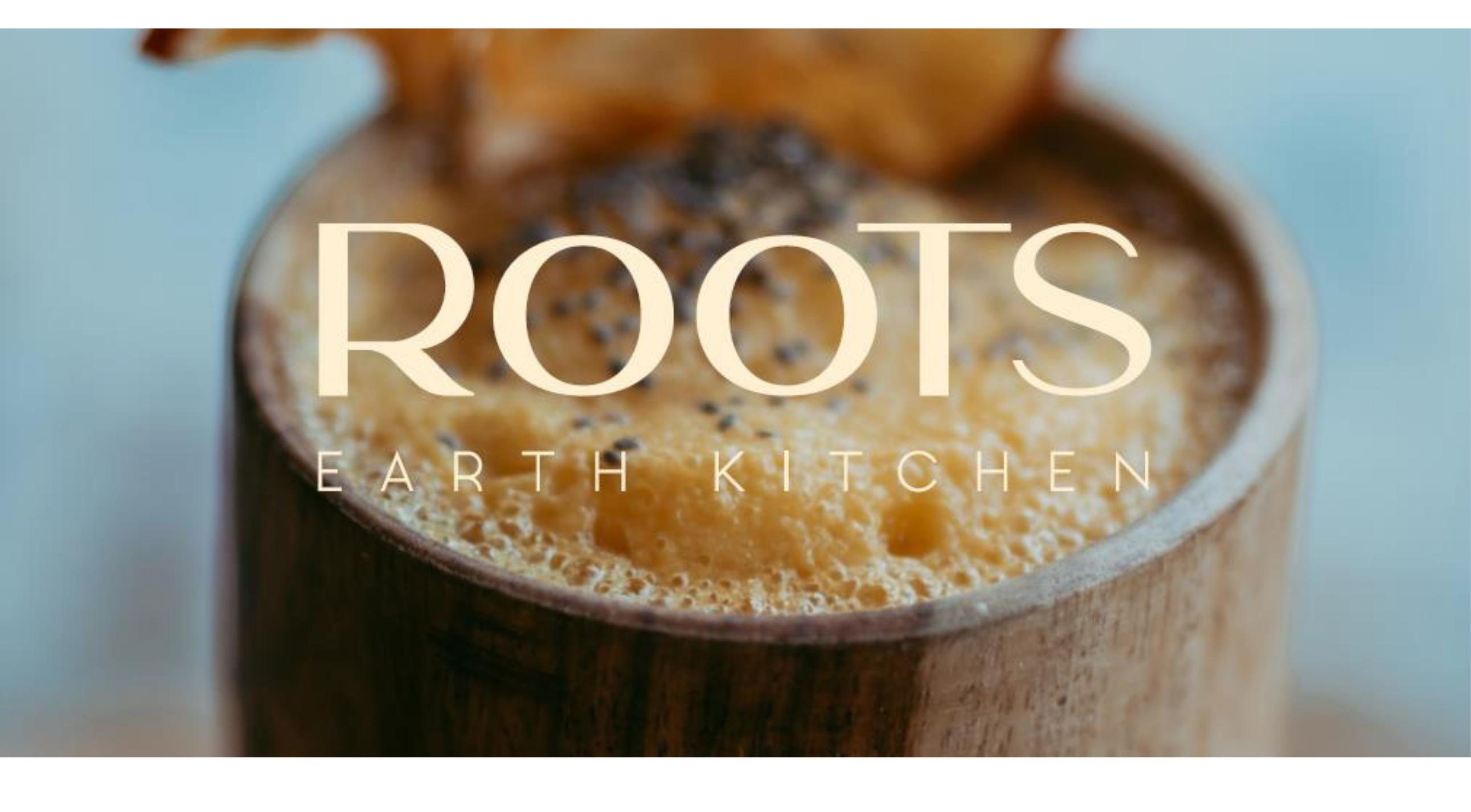 Roots branding · digital detail: Earth Kitchen