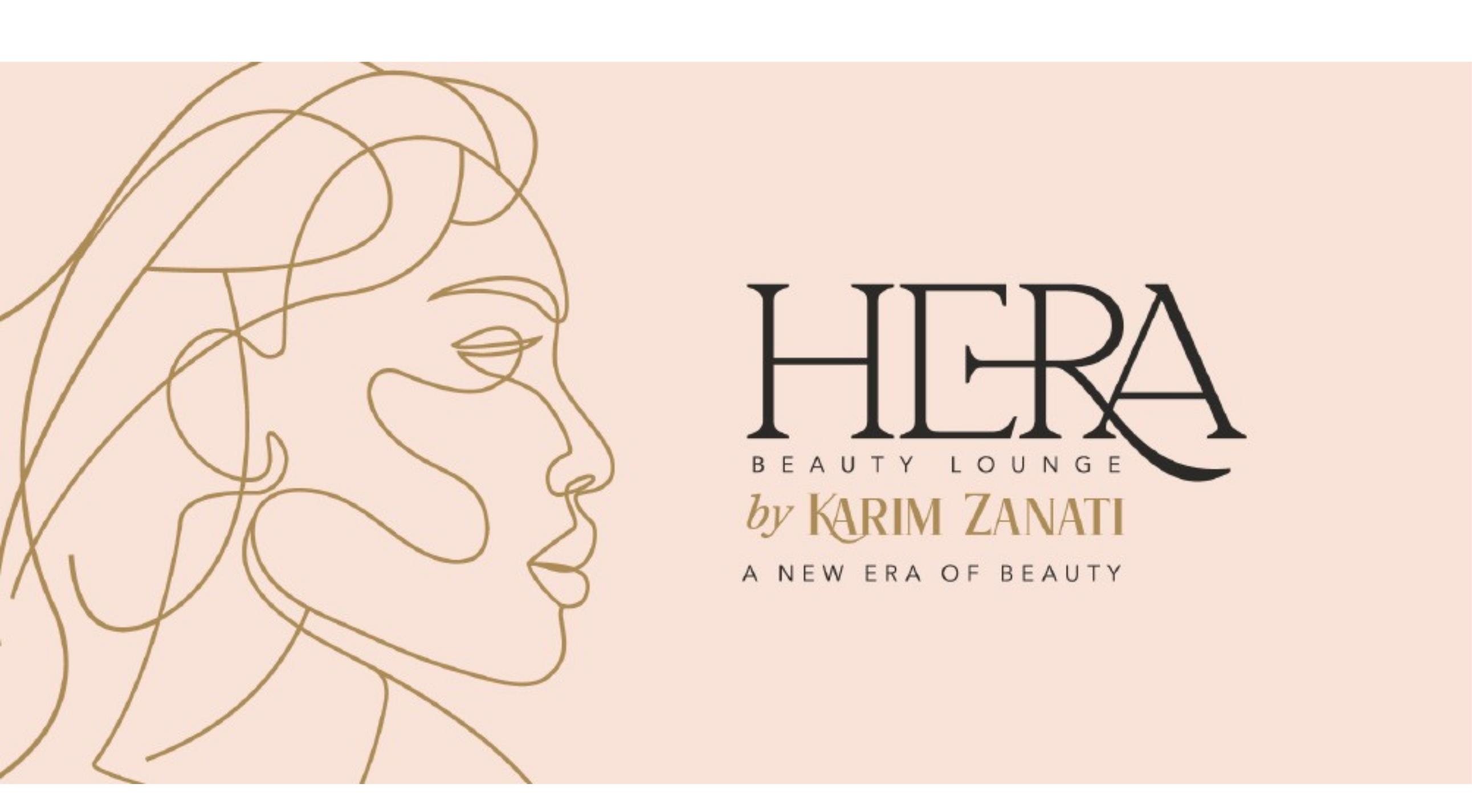 Hera Beauty Lounge branding detail: A new era of beauty