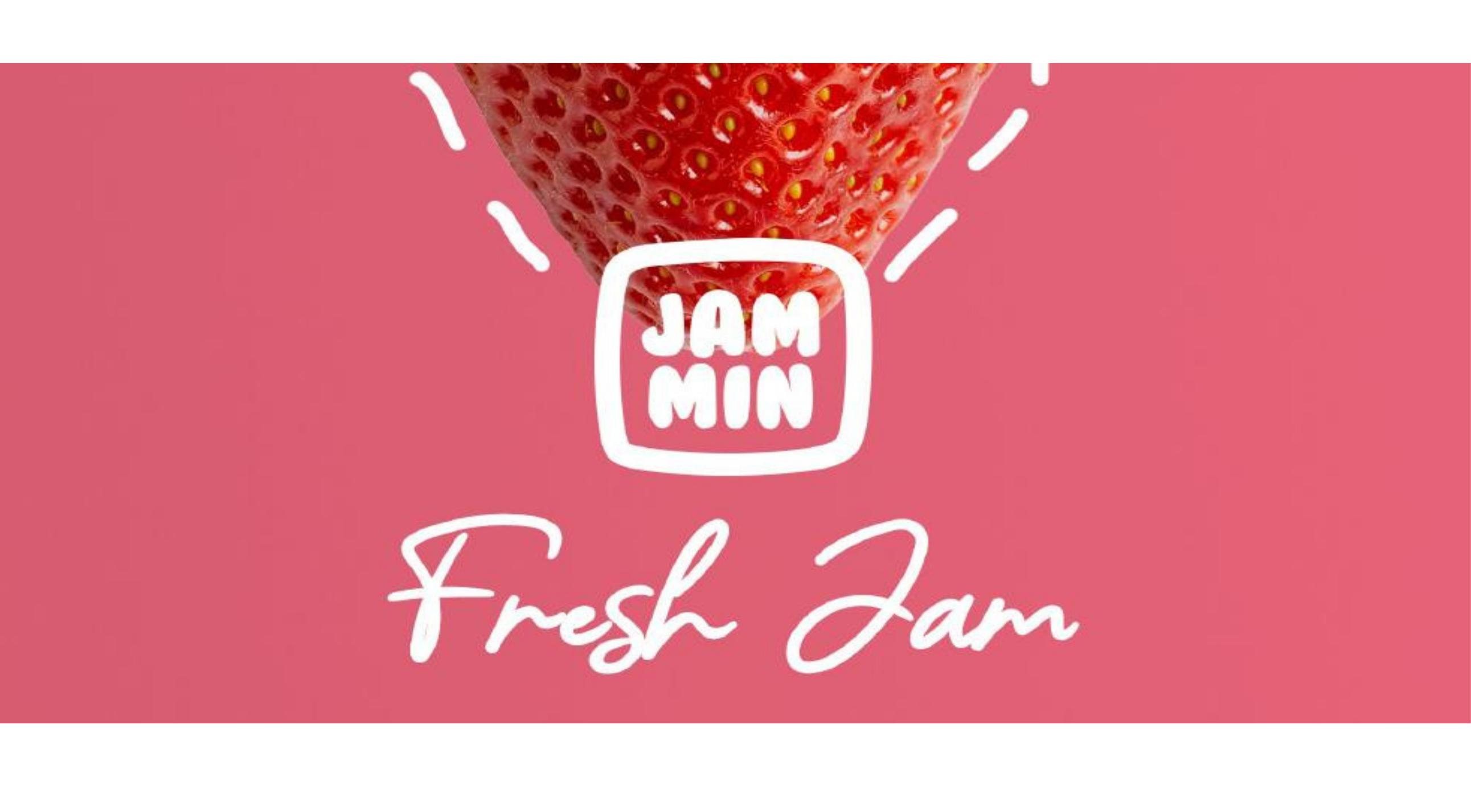Jam Min branding by Parrot for the food & beverage sector